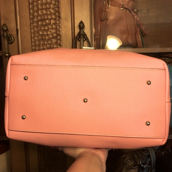 Rare! pale pink Dooney & Bourke Flynn bag in pebbled leather! No longer made! - Picture 5 of 11
